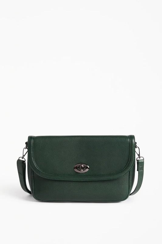 Unden Crossbody Bag . Forest Green
