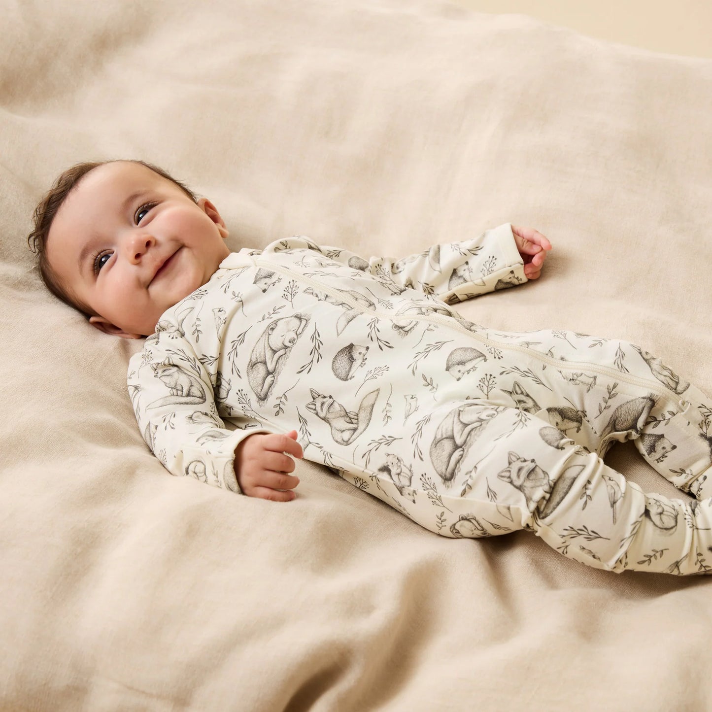 Foxglove Forrest Organic Cotton Zipsuit