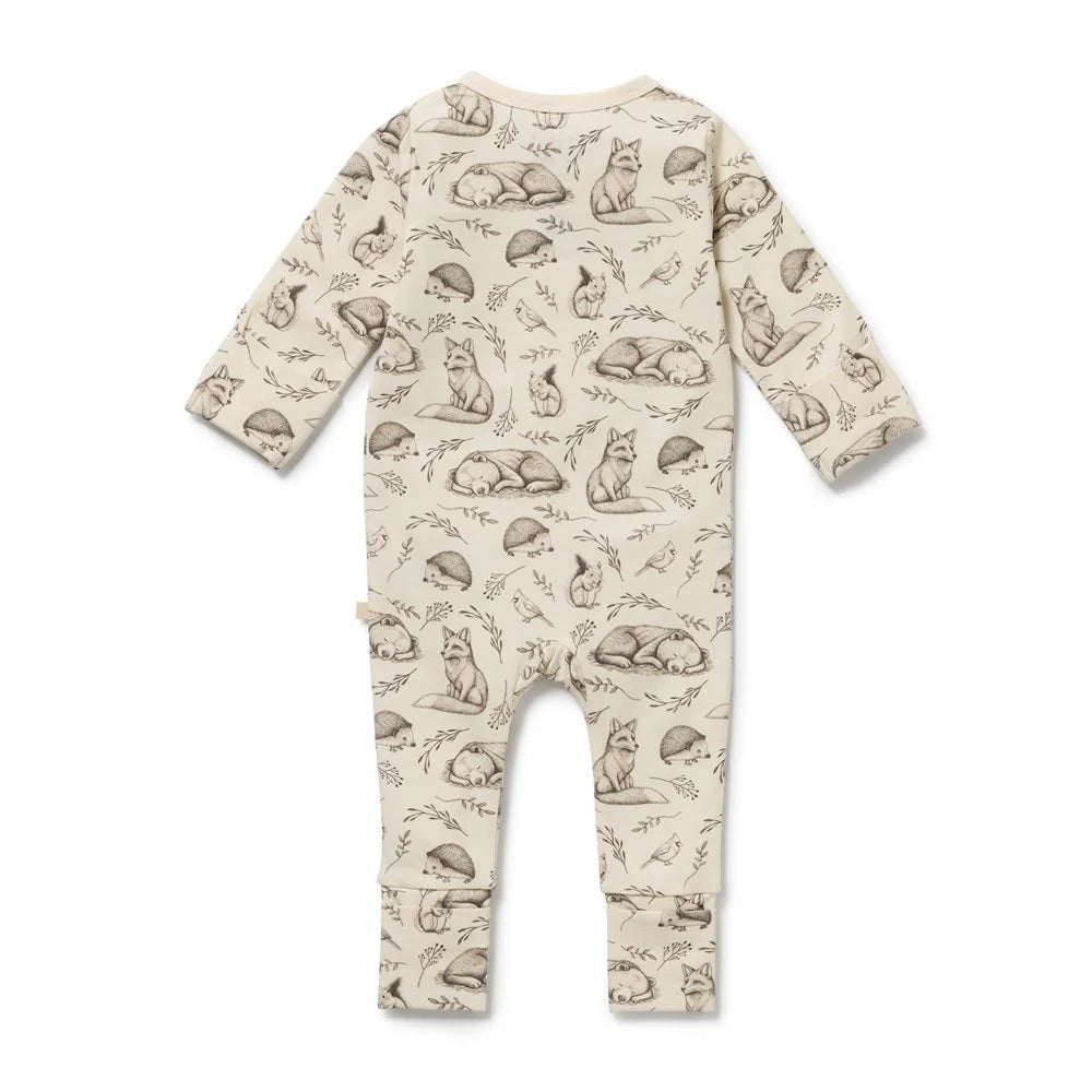 Foxglove Forrest Organic Cotton Zipsuit