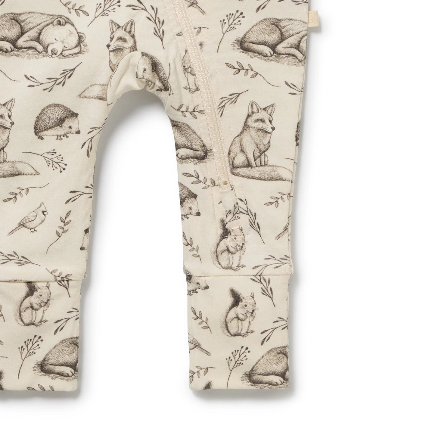 Foxglove Forrest Organic Cotton Zipsuit