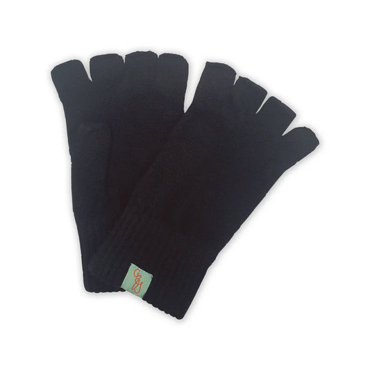 Australian made Fingerless Lambswool Gloves . Various colours