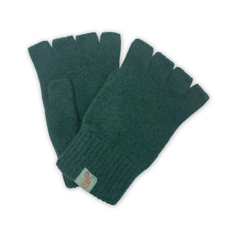 Australian made Fingerless Lambswool Gloves . Various colours