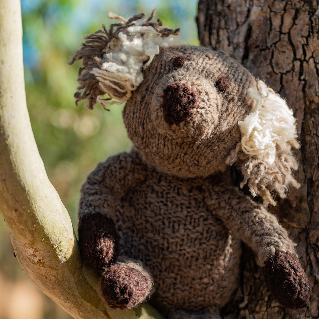 Hand Knitted Koala