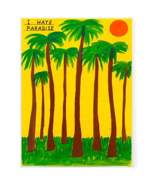 Art t towel . I Hate Paradise