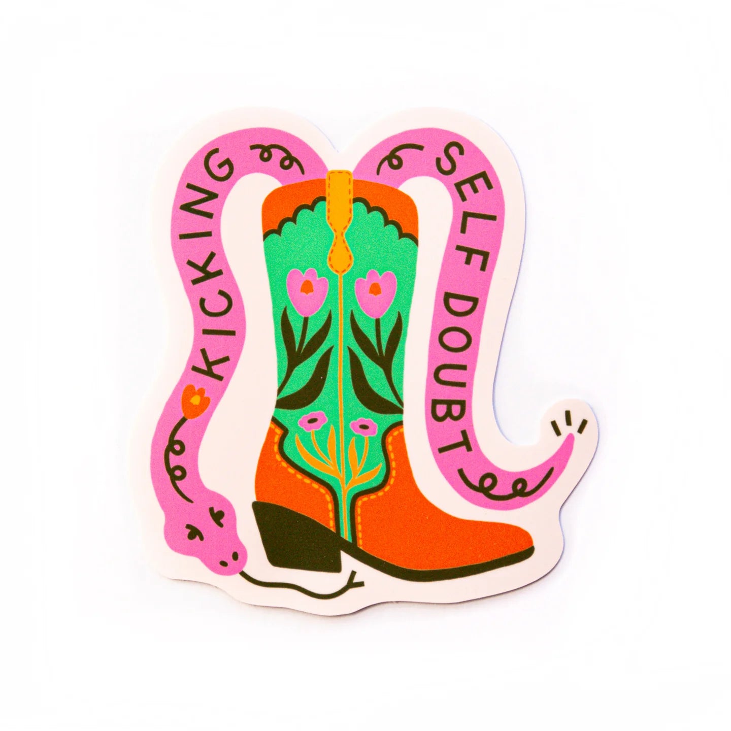 X Doubt Sticker Kicking Self Doubt Sticker. – Remedy