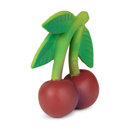 Cherry Natural Rubber Teether I Bath Toy  ARRIVING SOON!