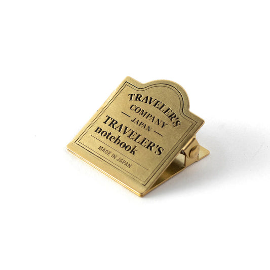 Brass Clip Travelers Journal Logo 030