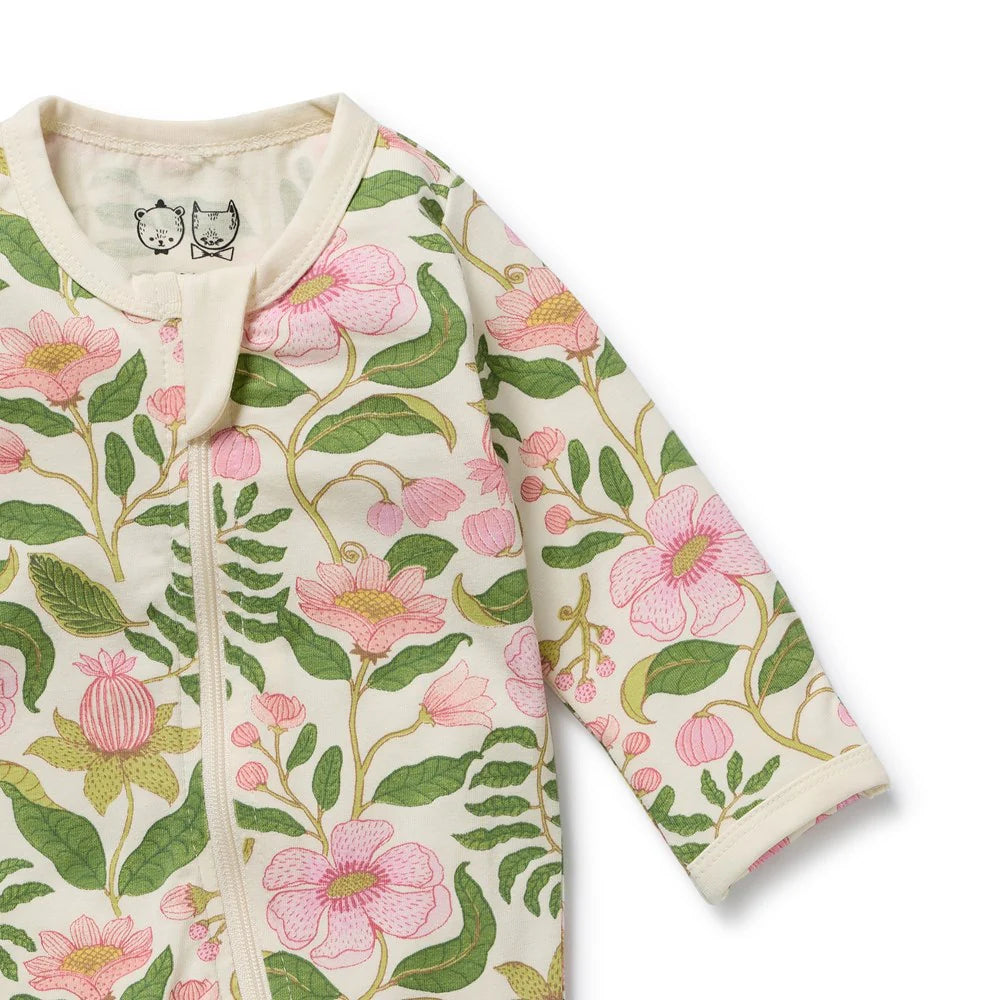 Ma Fleur Organic Cotton Zipsuit
