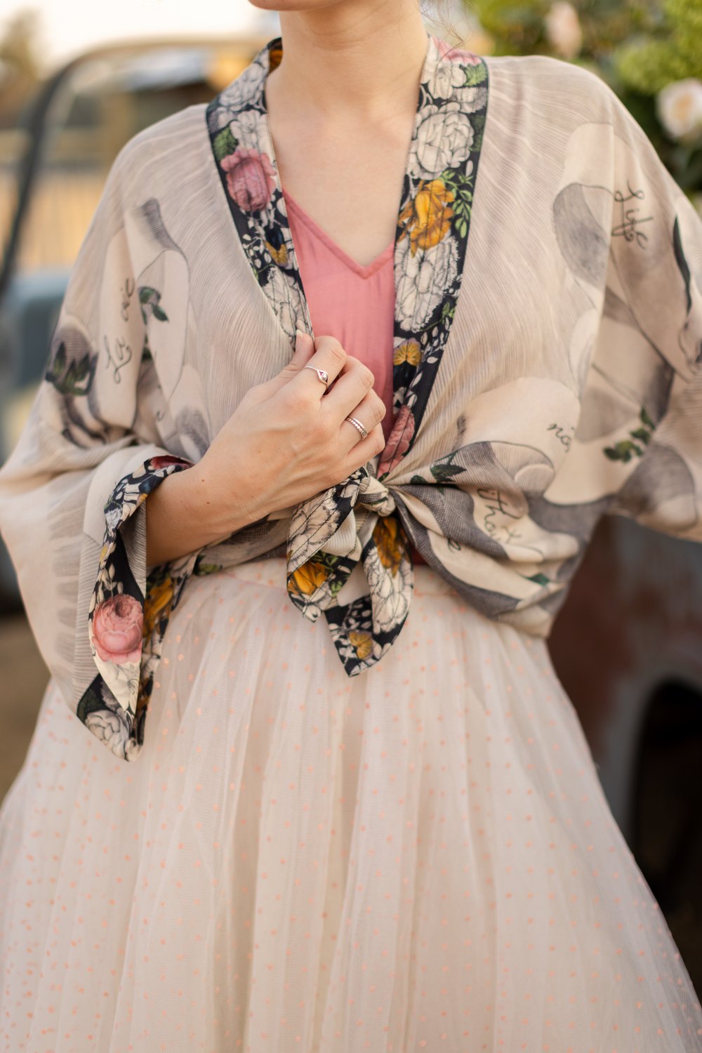 Cropped Kimono . Take My Hand