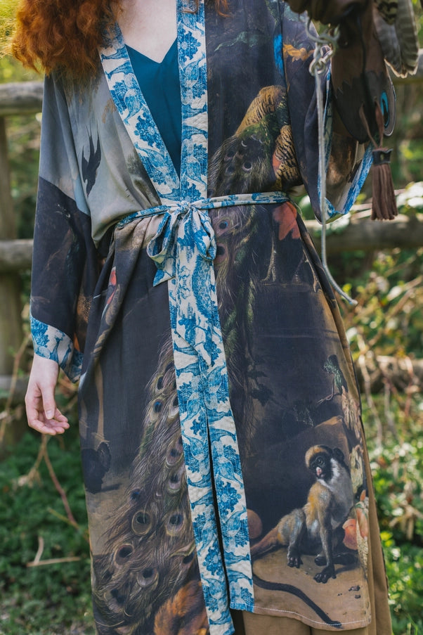 Opera Kimono Robe . Wild Beauty .