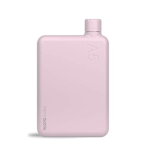 Memobottle . A5 Stainless Steel . Salt Pink