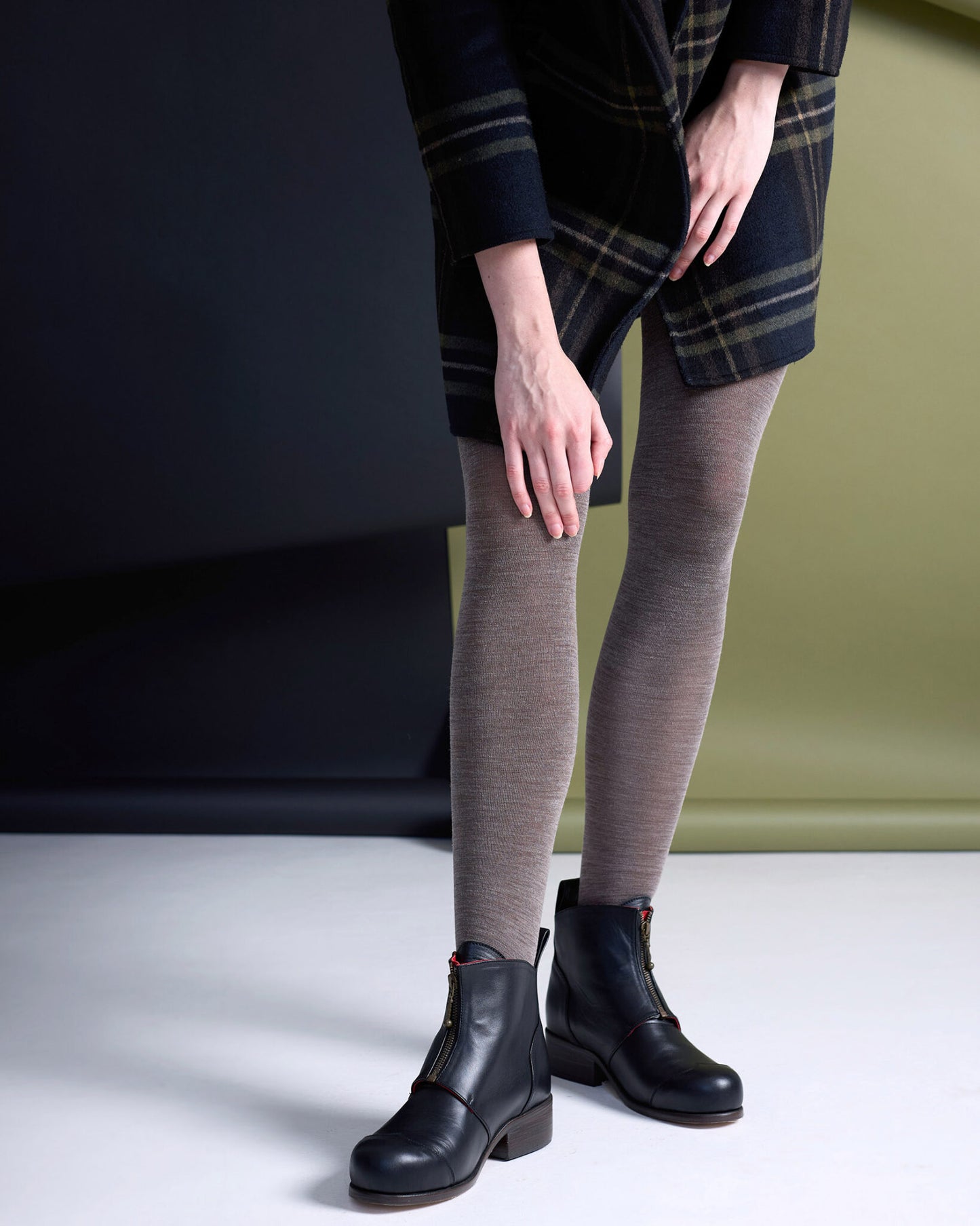 Merino Wool Tights . Luxe . Fawn