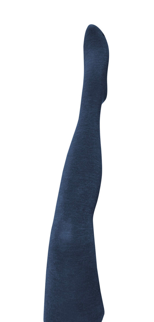 Wool Tights . Luxe . Navy