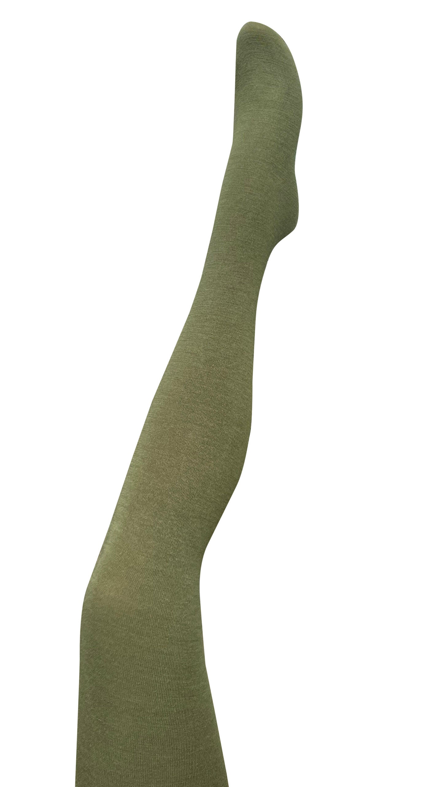 Merino Wool Tights . Luxe . Olive