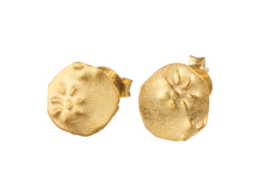 Earrings . Mini Pharaoh Stud Gold