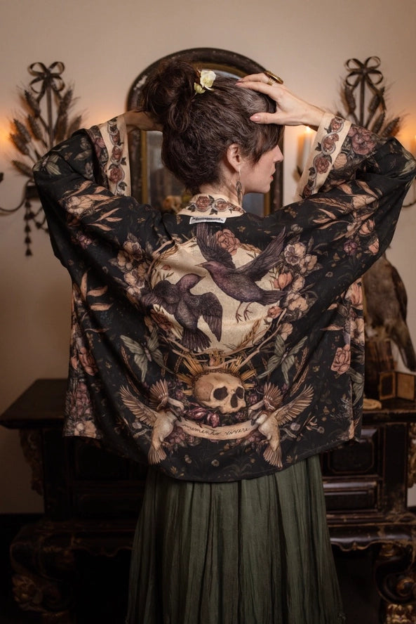 Cropped Kimono . Momento .