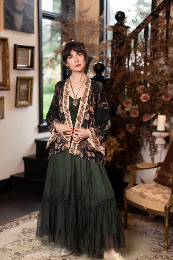 Cropped Kimono . Momento .