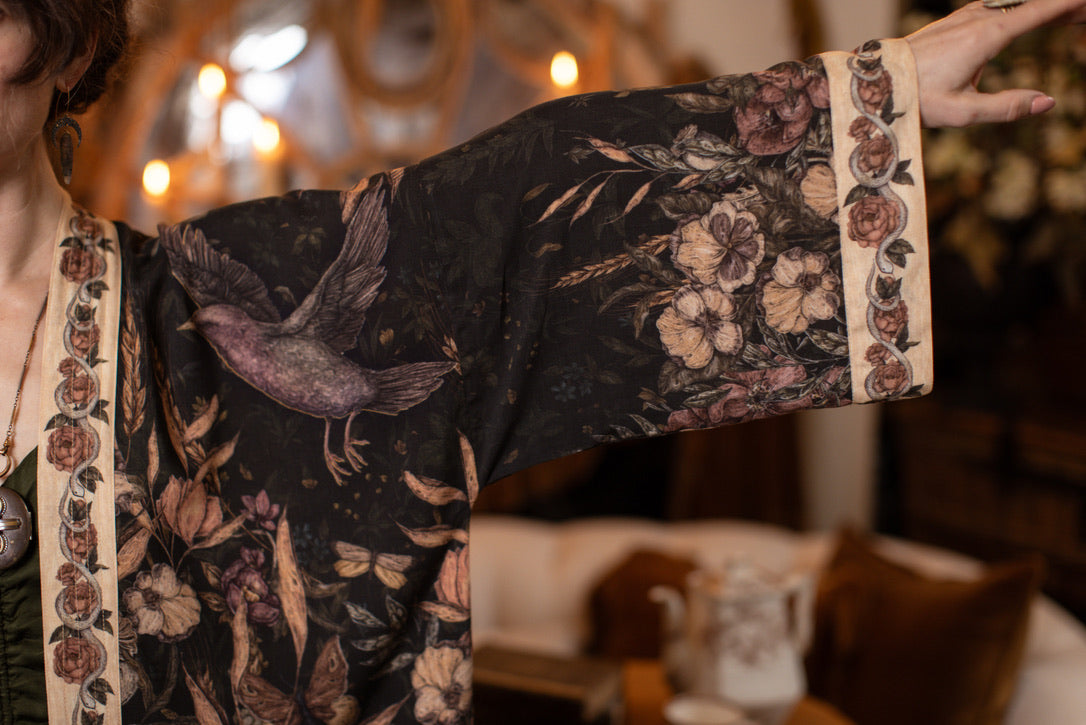 Cropped Kimono . Momento .
