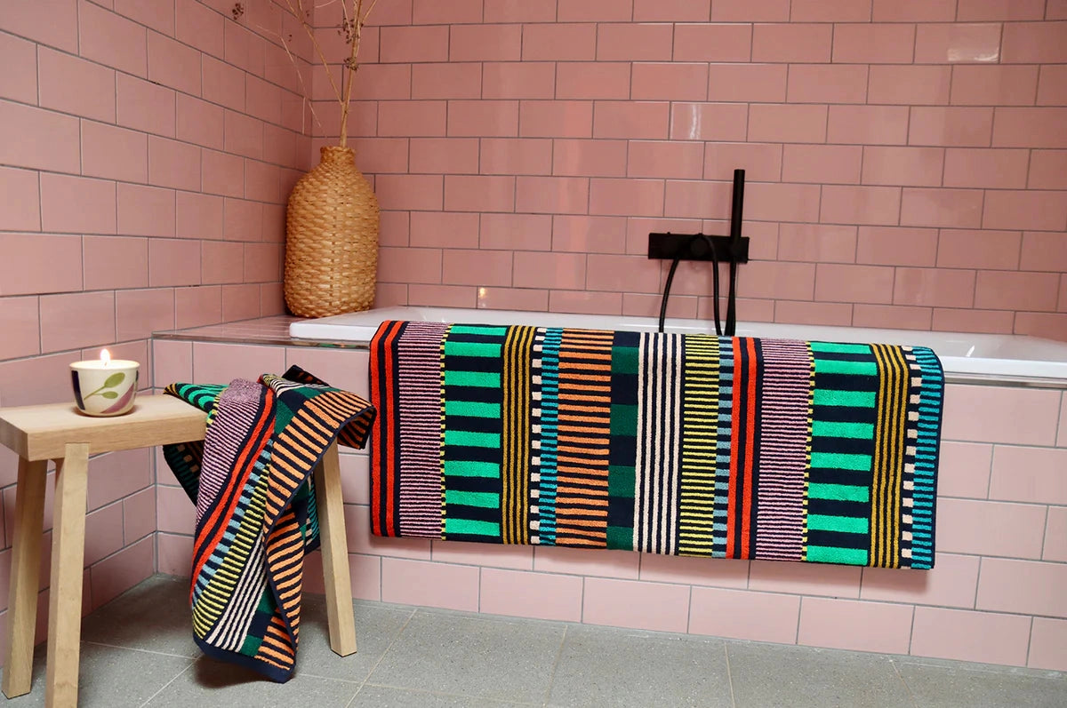 Multi-Stripe Hand Towel