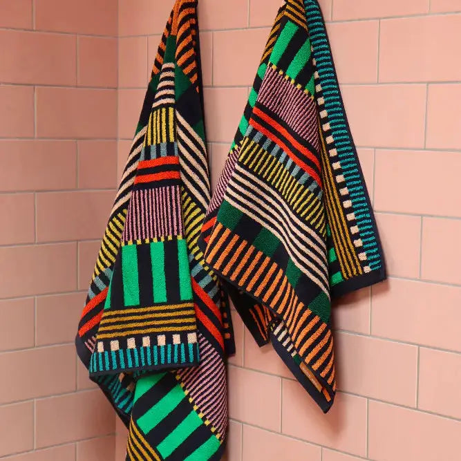Multi-Stripe Bath Towel