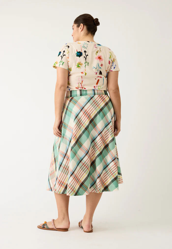 Wave Skirt . Summer Check