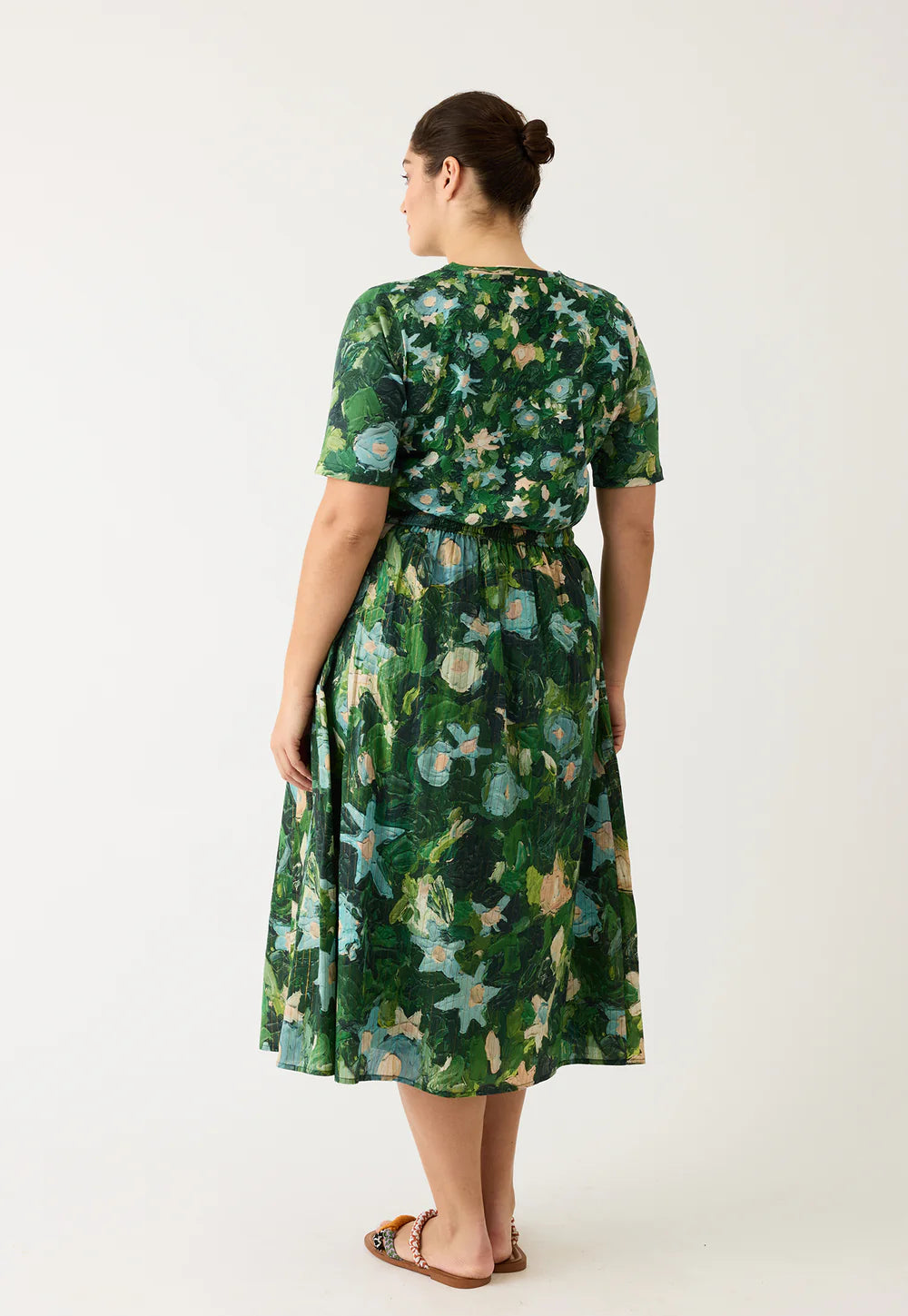 Alma Yoke Skirt . Garden