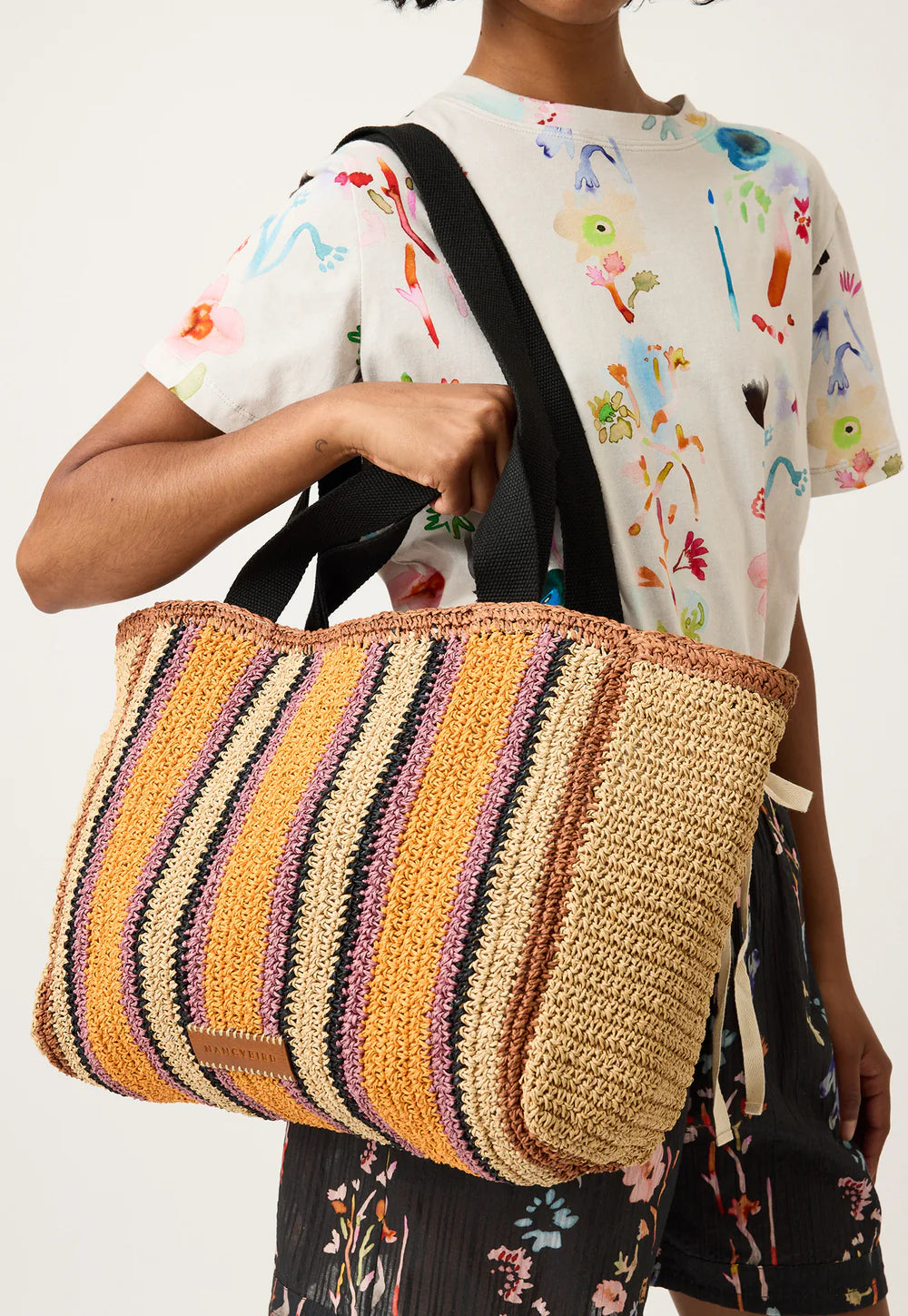 Bande Tote . Market Stripe