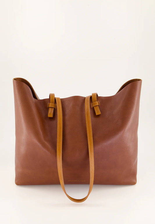 Beach Tote . Tobacco