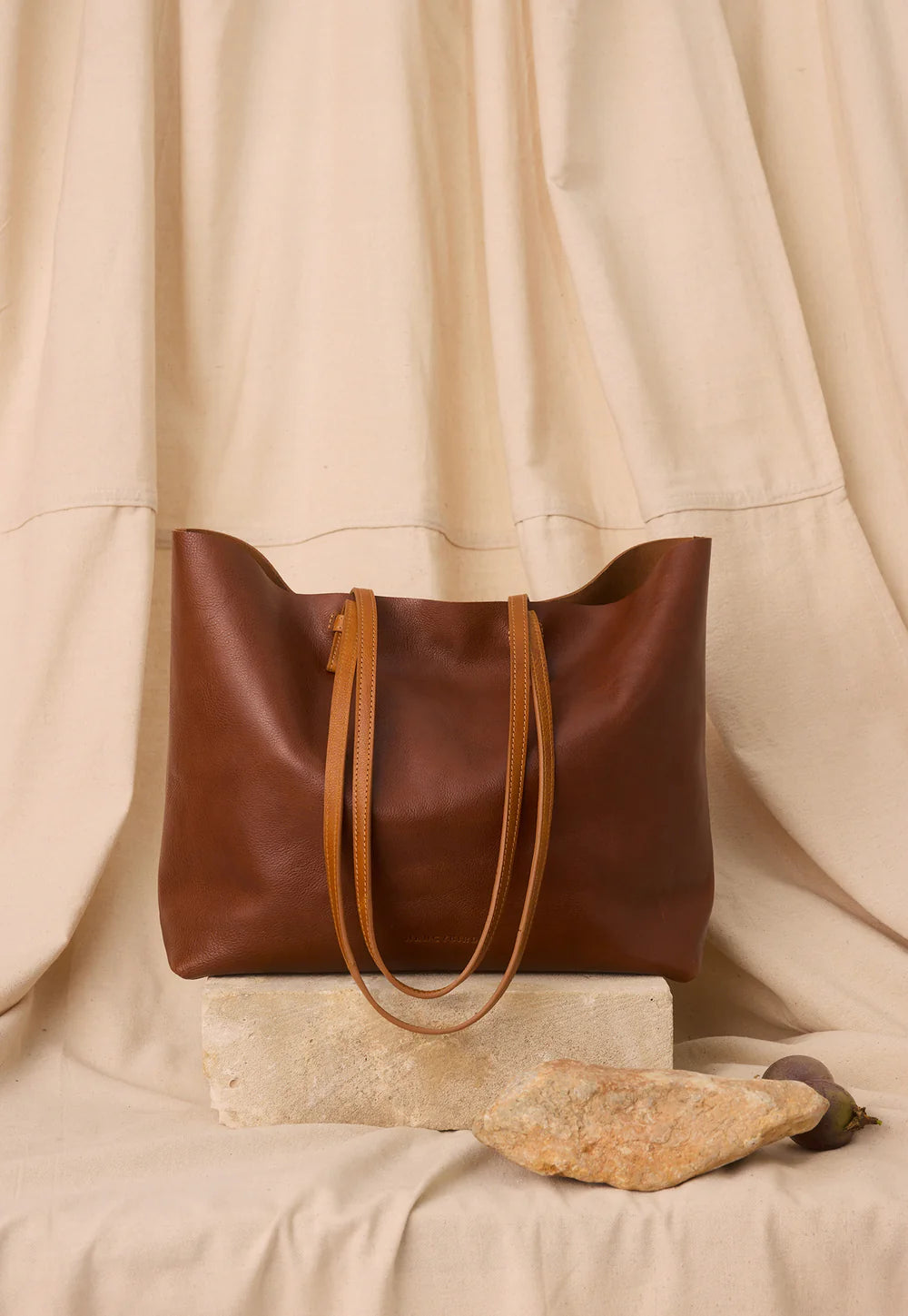 Beach Tote . Tobacco