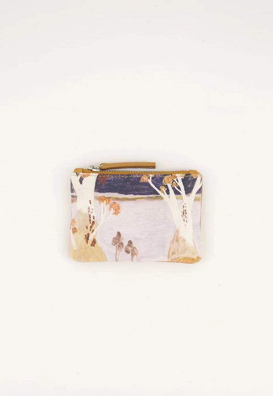 Card Purse . Night Herons