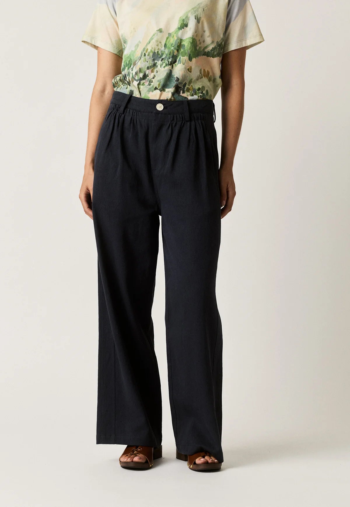 Charlotte Pant . Steel Blue