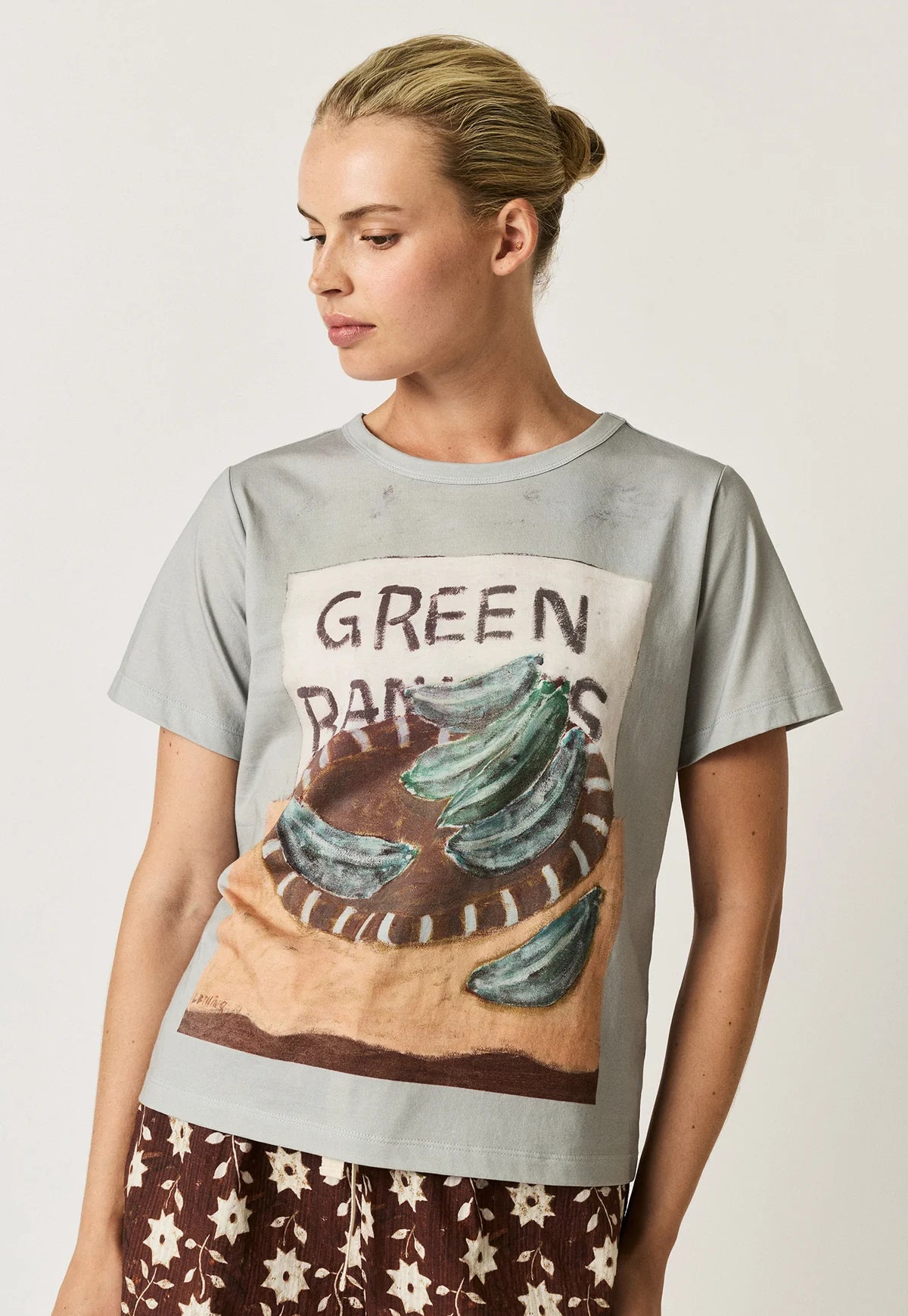 Apollo Tee . Green Bananas