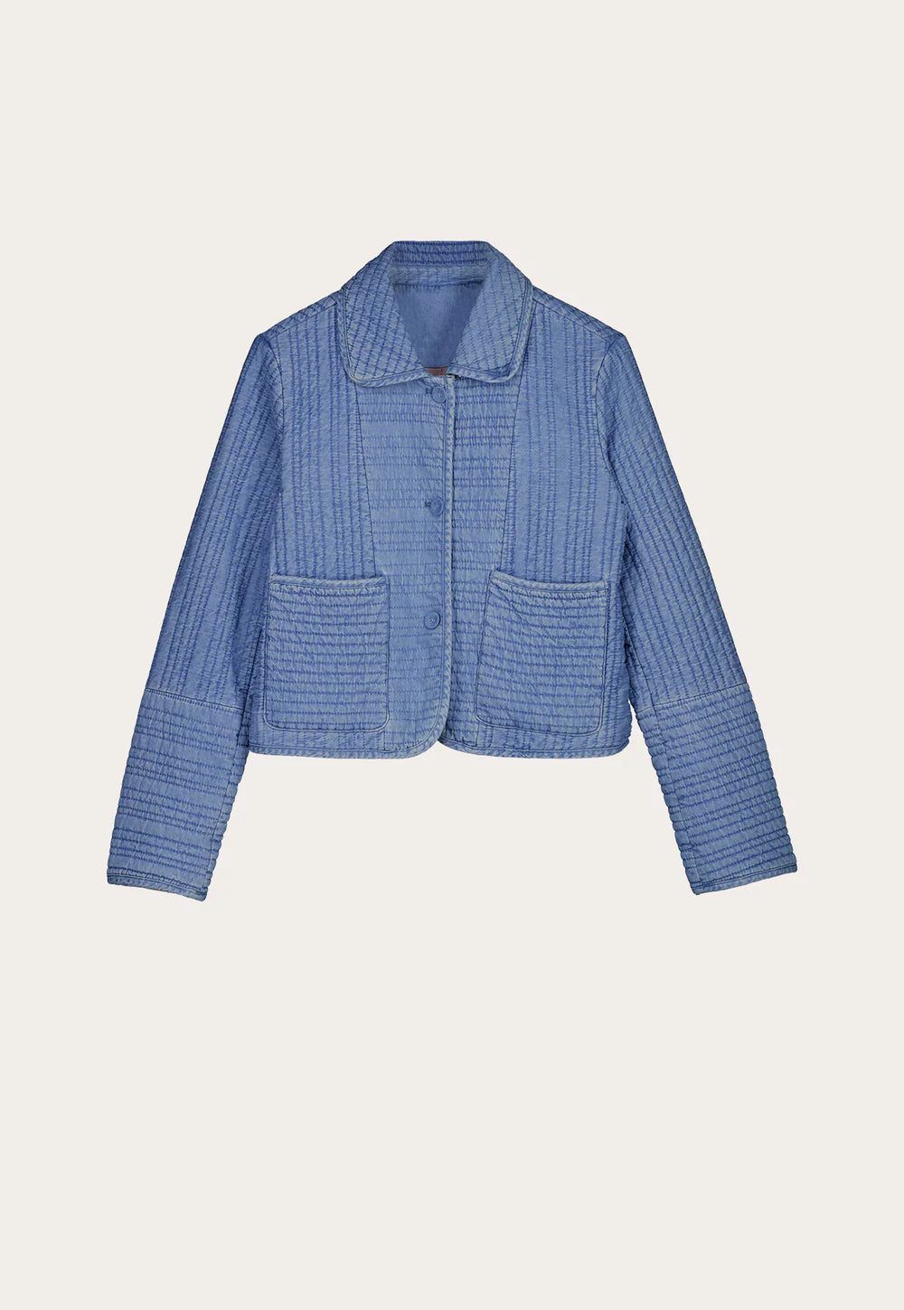 Nadia Quilted Jacket . Denim