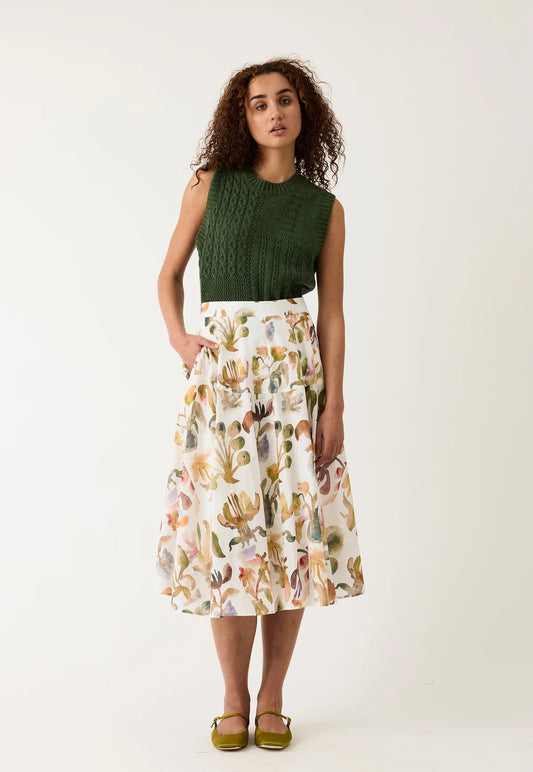 Bronte Skirt . Watercolour