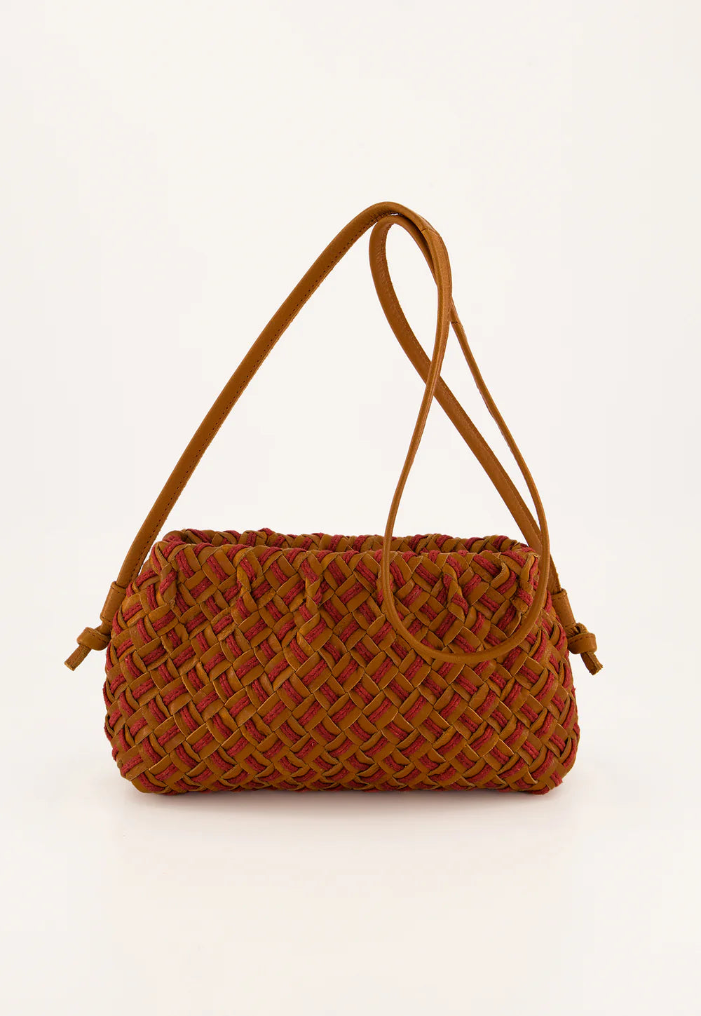 Woven Clutch . Ochre