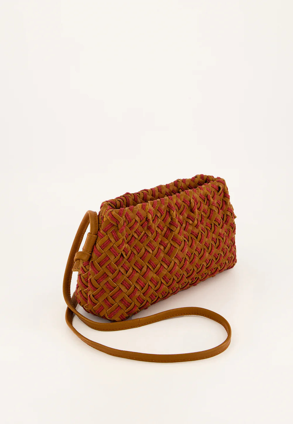 Woven Clutch . Ochre