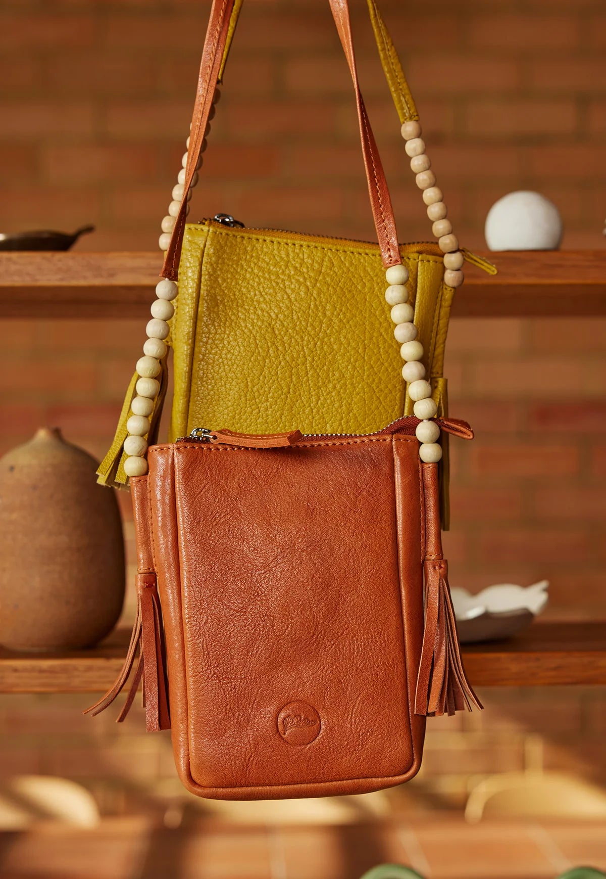Form Pouch . Mustard