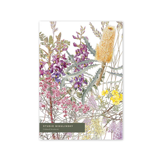Studio Nikulinsky . A5 Notebook . Wildflowers of the Murchison