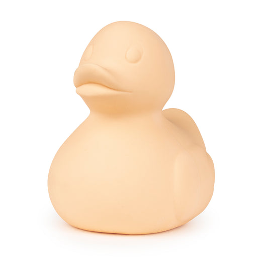 Elvis the Duck Natural Rubber Teether I Bath Toy . Nude  ARRIVING SOON!