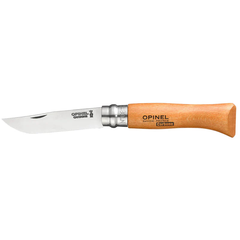 Opinel Classic No.08 Carbon Steel + Sheath . Beech