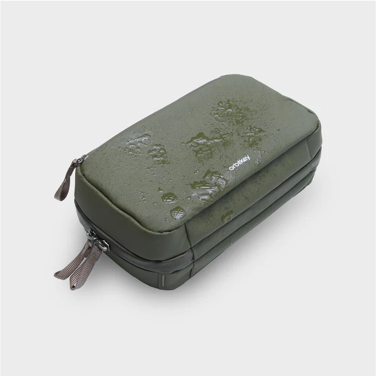 Orbitkey 2-in-1 Tech Pouch . Olive