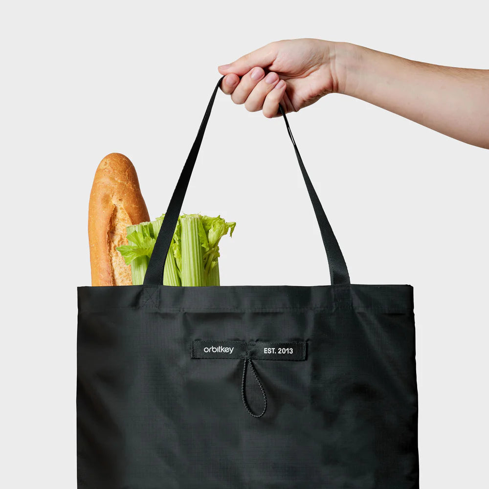 Orbitkey Foldable Tote Bag . Black