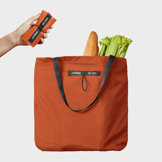 Orbitkey Foldable Tote Bag . Tangerine Limited Edition