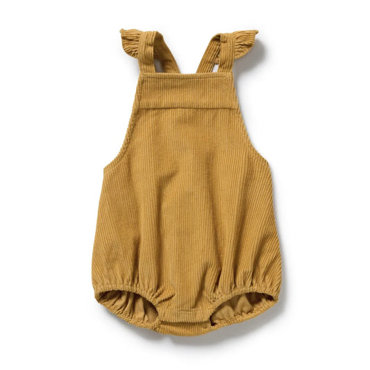 Amber Glow Organic Cotton Cord Bodysuit