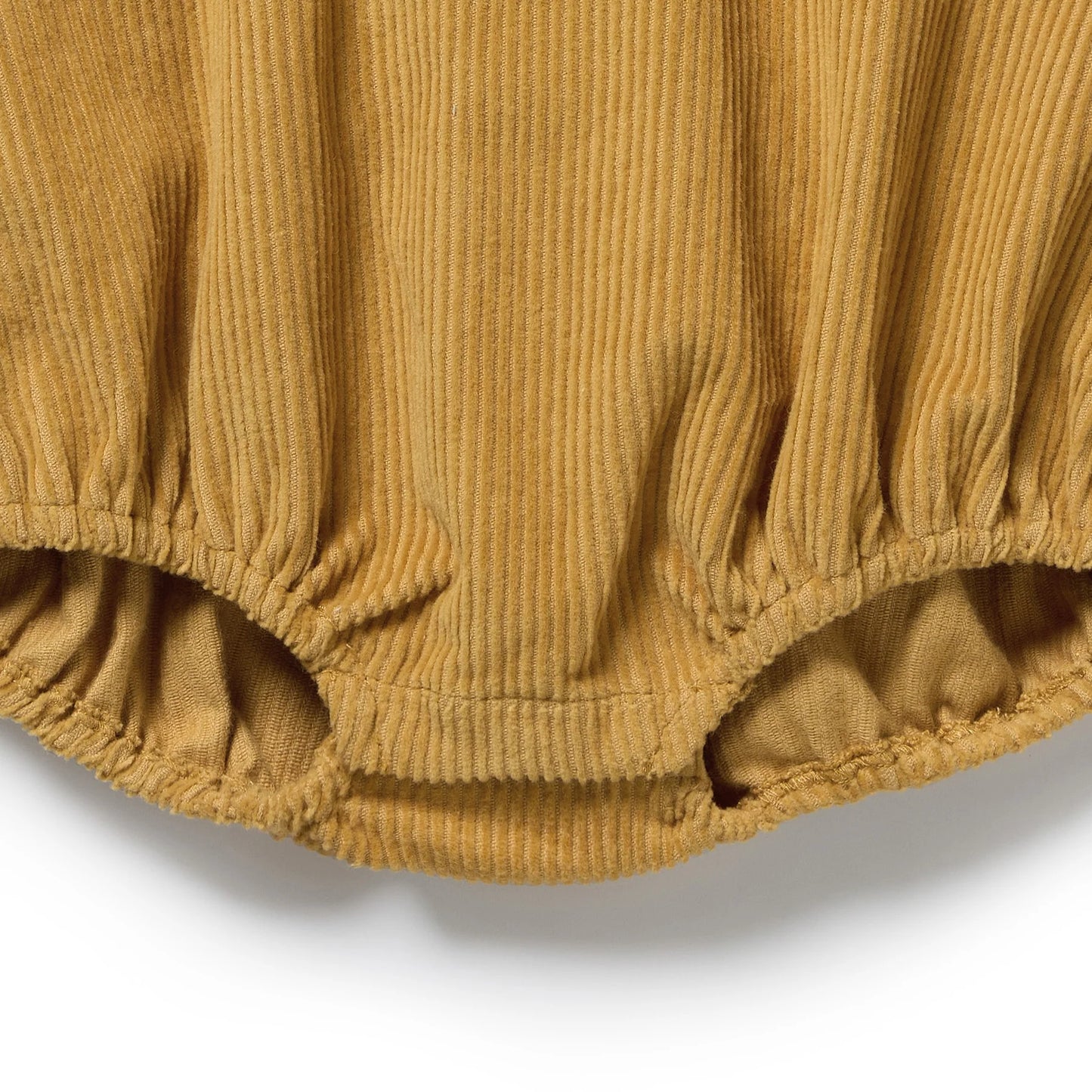 Amber Glow Organic Cotton Cord Bodysuit