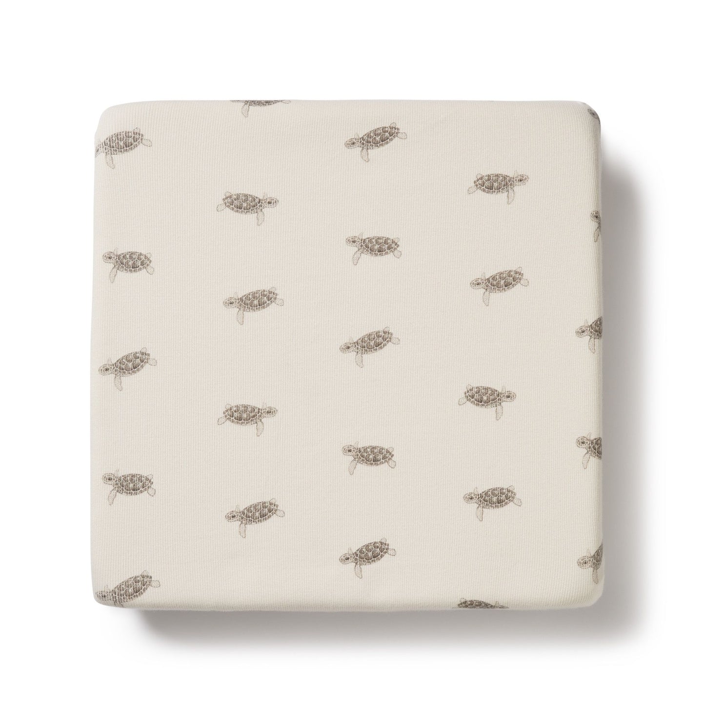 Organic Cotton Fitted Cot Sheet . Tiny Turtle