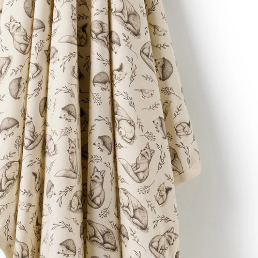 Organic Cotton Baby Swaddle . Foxglove Forrest