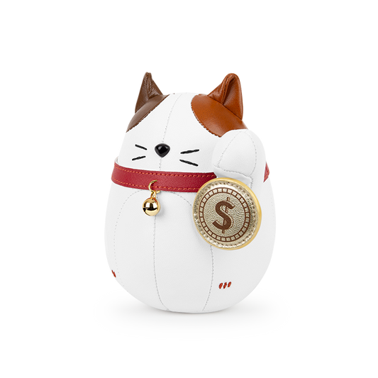 Paperweight . Lucky Cat, brown ear