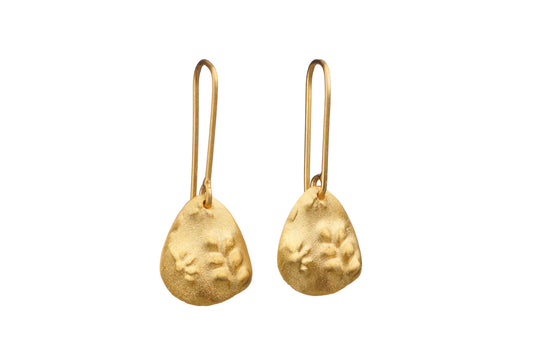 Earrings . Pharaoh's Drop Gold