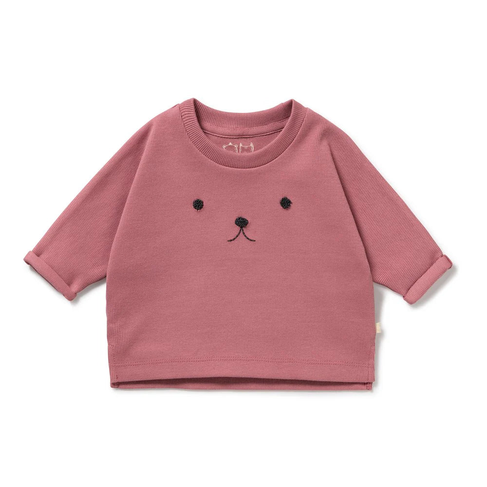 Plum Organic Rib long-sleeved Organic Top